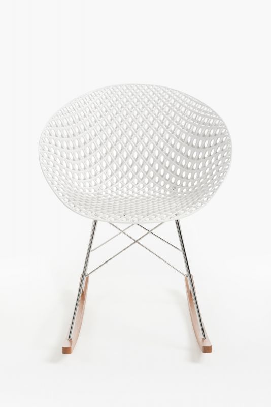 Smatrik Wood finish Rocking chair Kartell